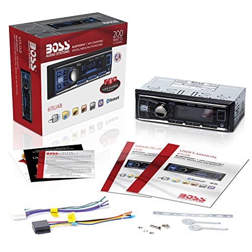 BOSS 611UAB Bluetooth Car Stereo: Hands-Free Audio Control